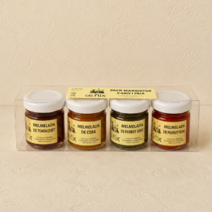 Assortiment de 4 marmelades artisanales pour pâtés & fromages
